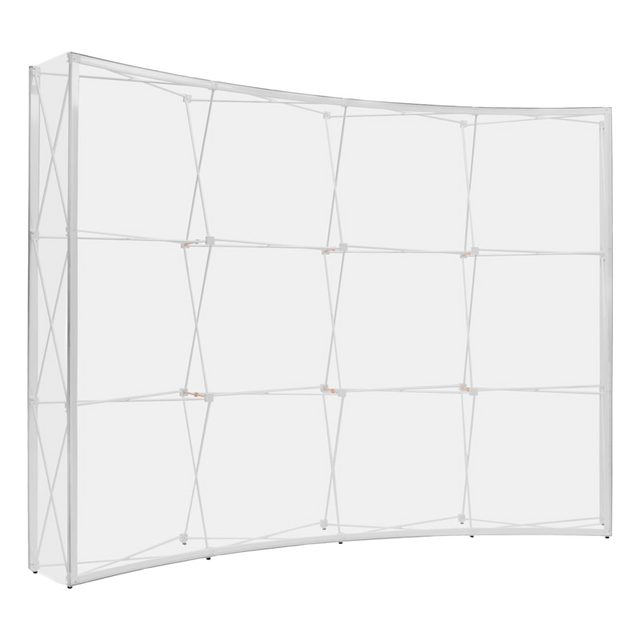 Fold-It TEXframe Sponsorenwand gebogen