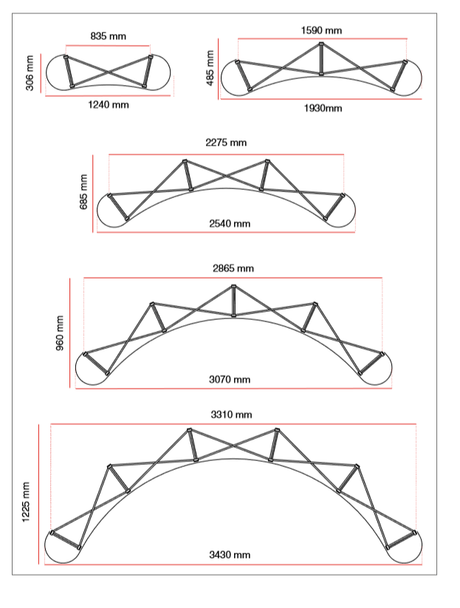 Faltdisplay Fold-It Quick Komplett-Set Bundle – Detailansicht