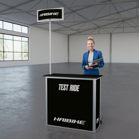 Mobile Messetheke abschließbar "AluFold Pro 1L"