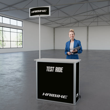 Mobile Messetheke abschließbar "AluFold Pro 1L"