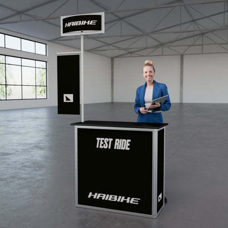 Mobile Messetheke abschließbar "AluFold Pro 1L"