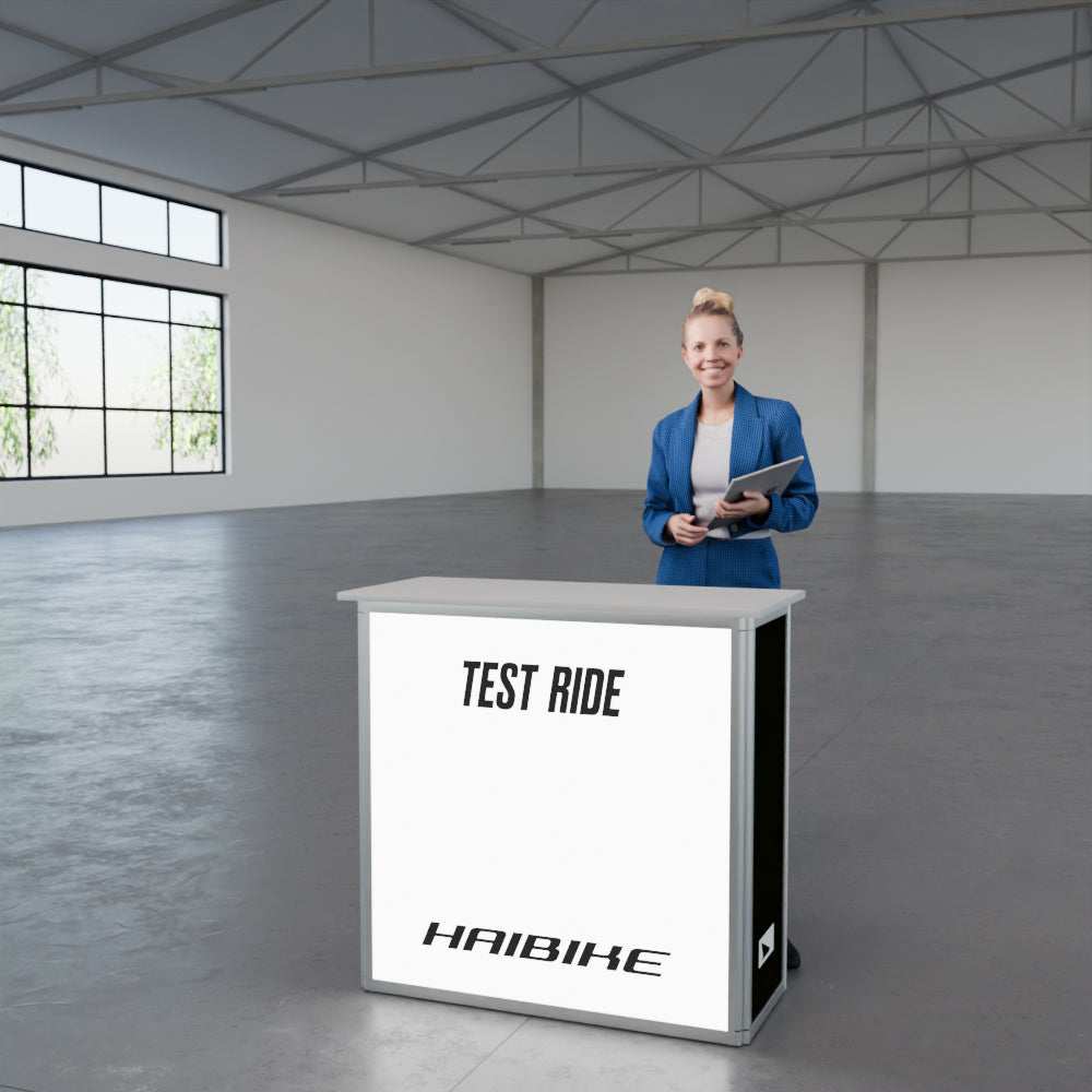 Mobile Messetheke abschließbar "AluFold Pro 1L"