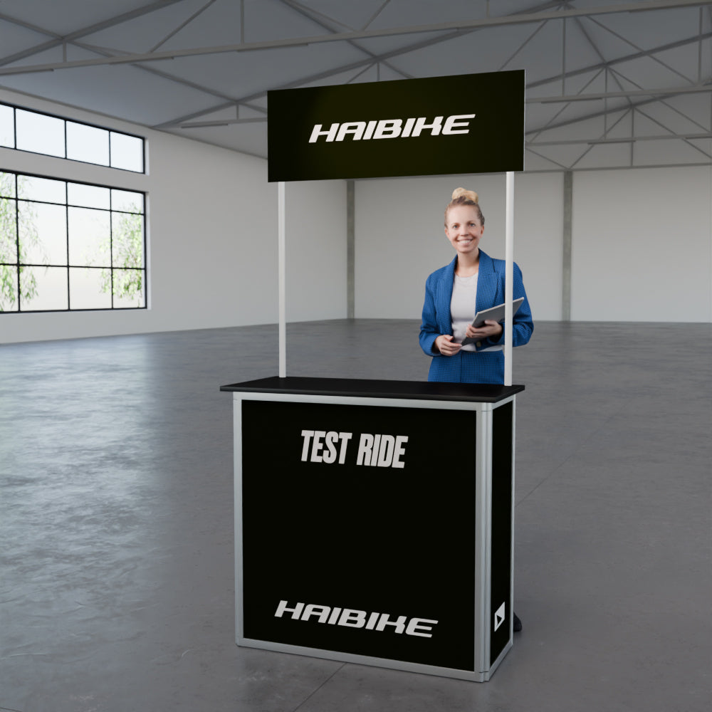 Mobile Messetheke abschließbar "AluFold Pro 1L"