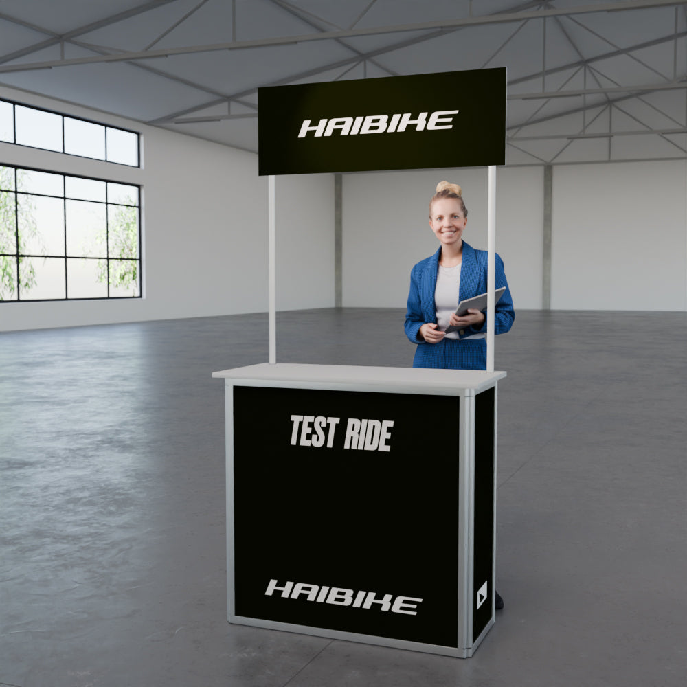 Mobile Messetheke abschließbar "AluFold Pro 1L"