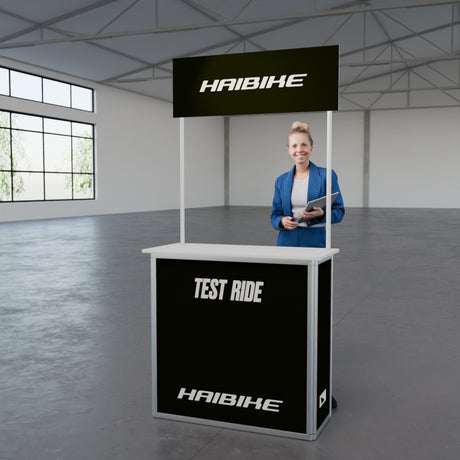 Mobile Messetheke abschließbar "AluFold Pro 1L"