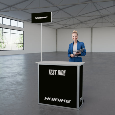 Mobile Messetheke abschließbar "AluFold Pro 1L"