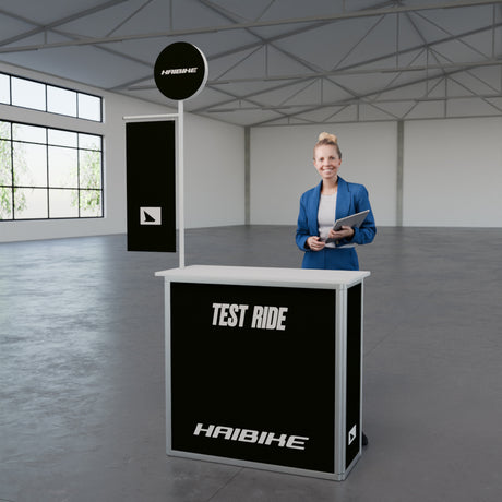 Mobile Messetheke abschließbar "AluFold Pro 1L"