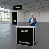 Mobile Messetheke wetterfest & abschließbar "Alufold Outdoor L"