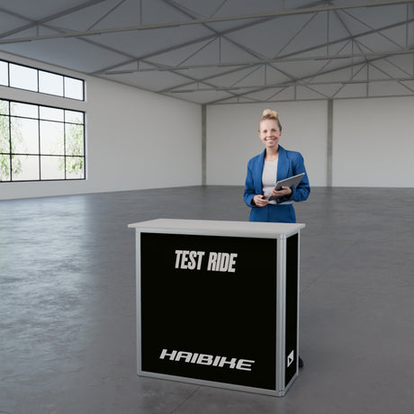 Mobile Messetheke abschließbar "AluFold Pro 1L"