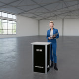 Faltbare Theke mit Logo/Motiv "AluFold Pro 1S"