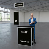 Werbetheke faltbar mit Digitaldruck "AluFold Pro 1M"