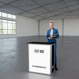 Werbetheke faltbar mit Digitaldruck "AluFold Pro 1M"