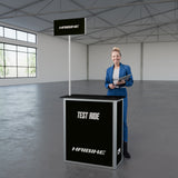 Werbetheke faltbar mit Digitaldruck "AluFold Pro 1M"