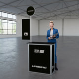 Werbetheke faltbar mit Digitaldruck "AluFold Pro 1M"