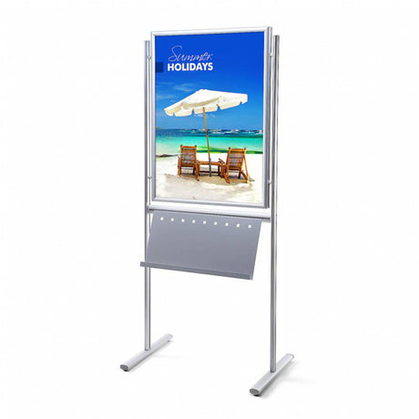 Plakat- und Prospektständer "HM Info 70x100" – Detailansicht