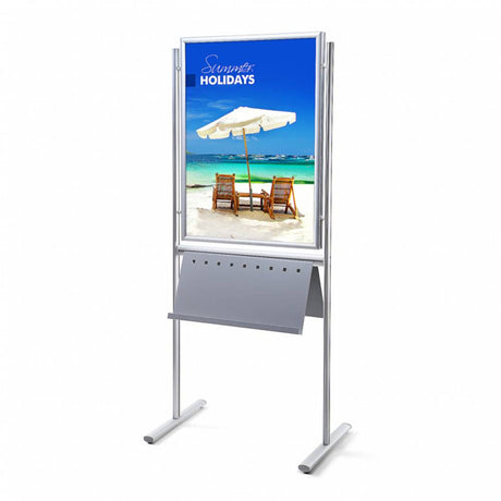 Plakat- und Prospektständer "HM Info 70x100" – Detailansicht