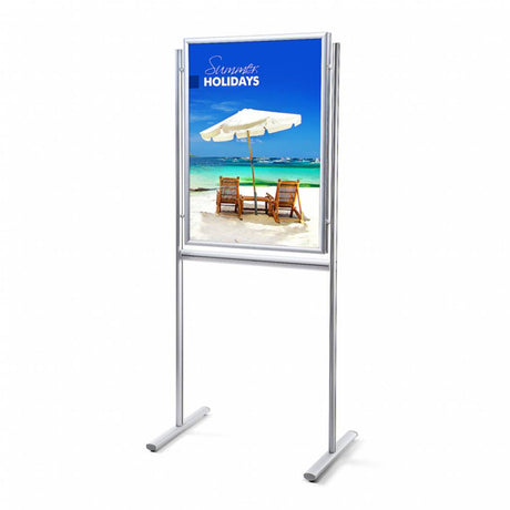 Plakat- und Prospektständer "HM Info 70x100" – Detailansicht