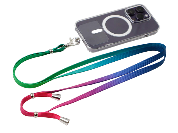 Handy-Lanyard Umhängeband individuell bedruckt kaufen – Messe-Shop24.de