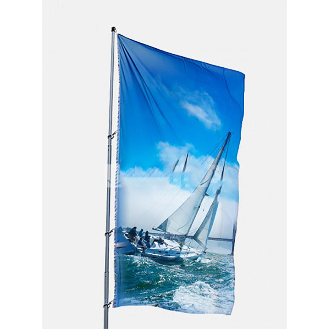 Hissfahne für Masten ohne Ausleger