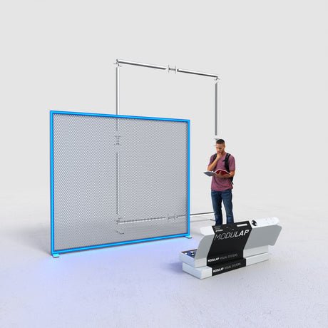 Modulap ONE LED Promotionstand Set H-04 – Detailansicht