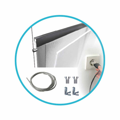 LED Leuchtrahmen A4 "fly shine light"