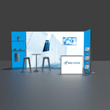 LED Messe Eckstand 5x2m