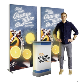 LED Messestand Set 2.1 mit Koffer kaufen – Messe-Shop24.de