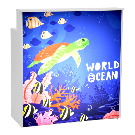 LED Messetheke BAR, abschließbar