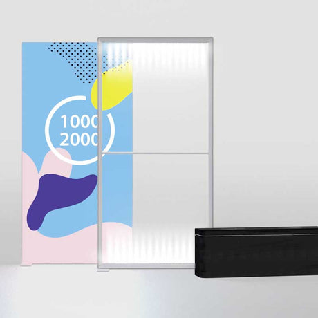 LED Messewand 100 cm breit – Detailansicht