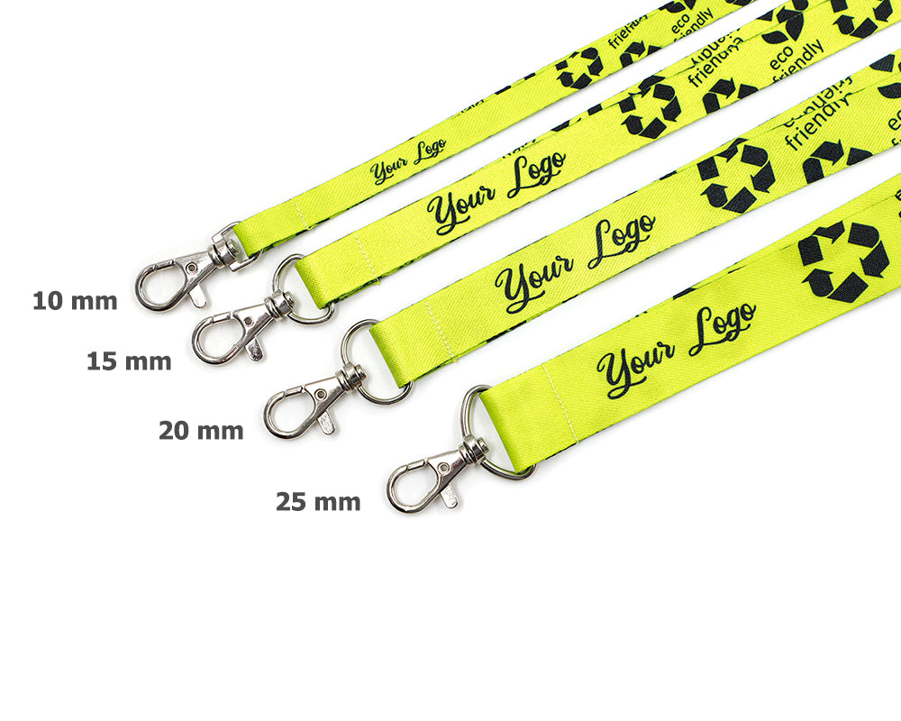 Lanyard Schlüsselband aus recyceltem PET (nachhaltig)
