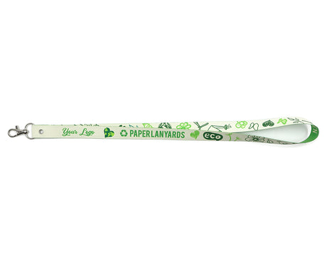 Lanyard Schlüsselbänder aus Papier (nachhaltig) – Detailansicht
