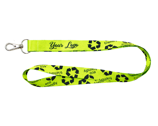 Lanyard Schlüsselband aus recyceltem PET (nachhaltig)