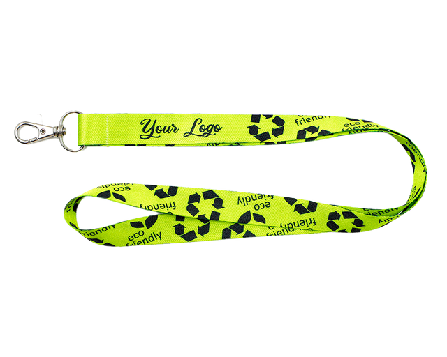 Lanyard Schlüsselband aus recyceltem PET (nachhaltig)