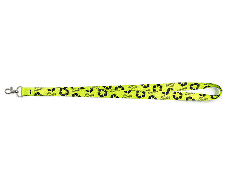Lanyard Schlüsselband aus recyceltem PET (nachhaltig) – Detailansicht