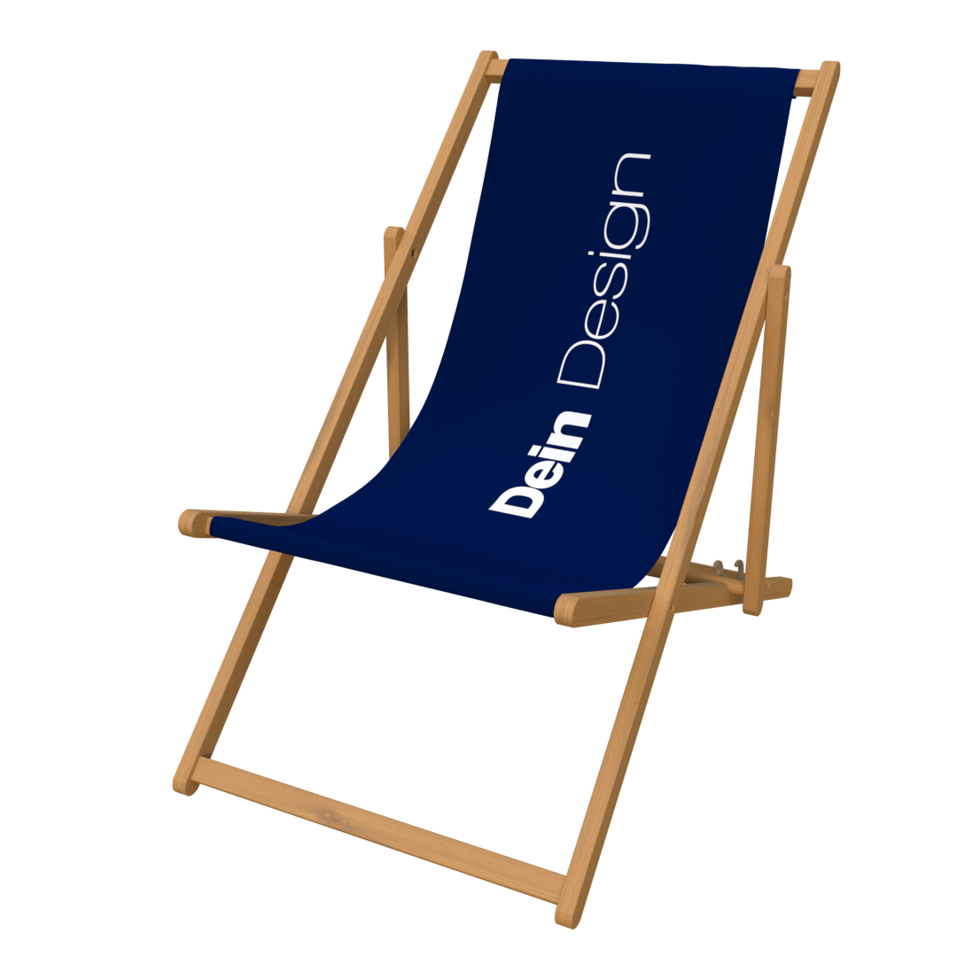 Liegestuhl mit Druck (mit FSC-Zertifikat)