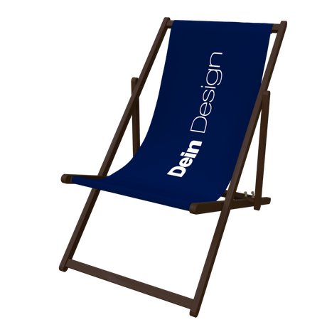 Liegestuhl mit Druck (mit FSC-Zertifikat)