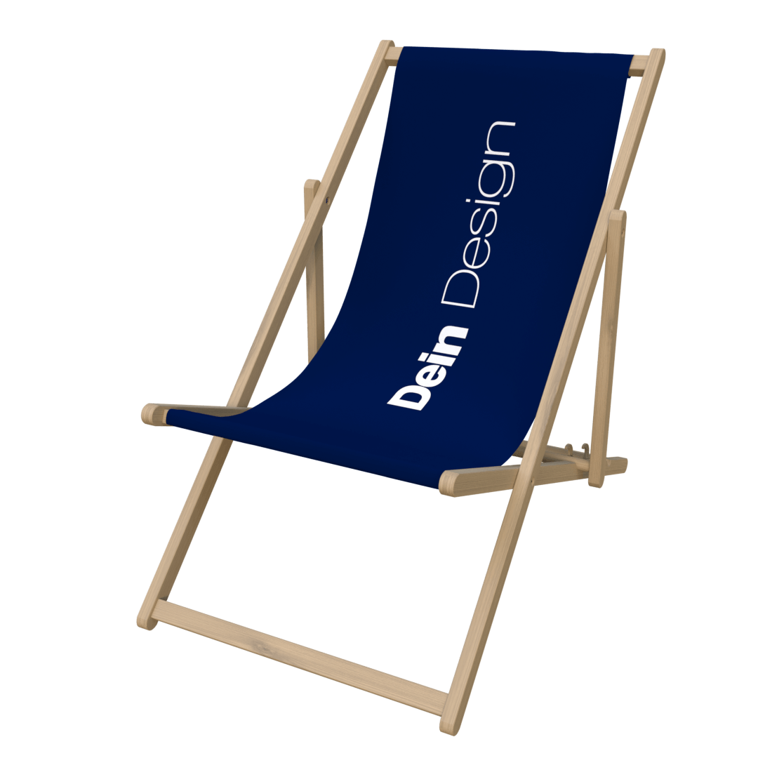 Liegestuhl mit Druck (mit FSC-Zertifikat)