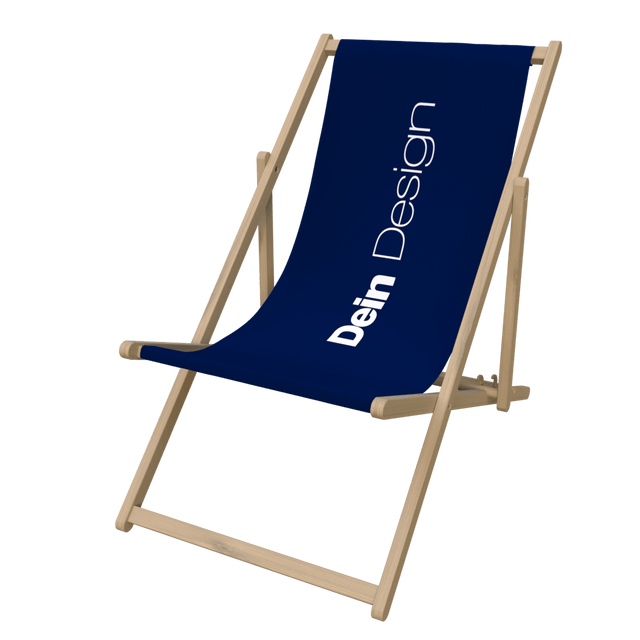 Liegestuhl mit Druck (mit FSC-Zertifikat)