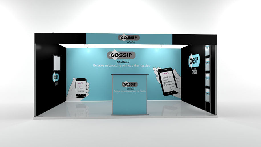 Messe Reihenstand 4x3m