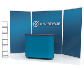 Messe-Set Messestand 3B mit einem Prospektständer kaufen – Messe-Shop24.de
