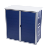 Messe-Sideboard mit individuellem Druck, mobil + abschließbar - 100 x 95 x 55 cm
