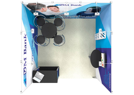 Messestand 3x3 m PremiumFrame B3 – Detailansicht