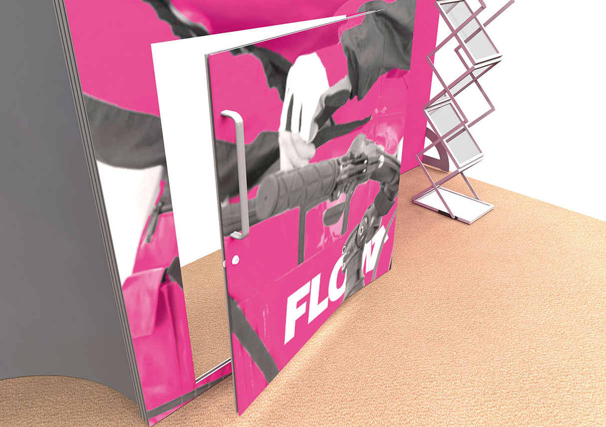 Messestand 3x3 m mit Kabine PremiumFrame B5