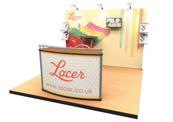 Messestand 3x3 m PremiumFrame B1 kaufen – Messe-Shop24.de