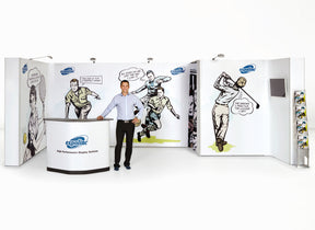 Messestand 6x3 m mit Kabine kaufen – Messe-Shop24.de