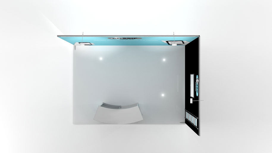 Messestand mit Bar 4x3 m