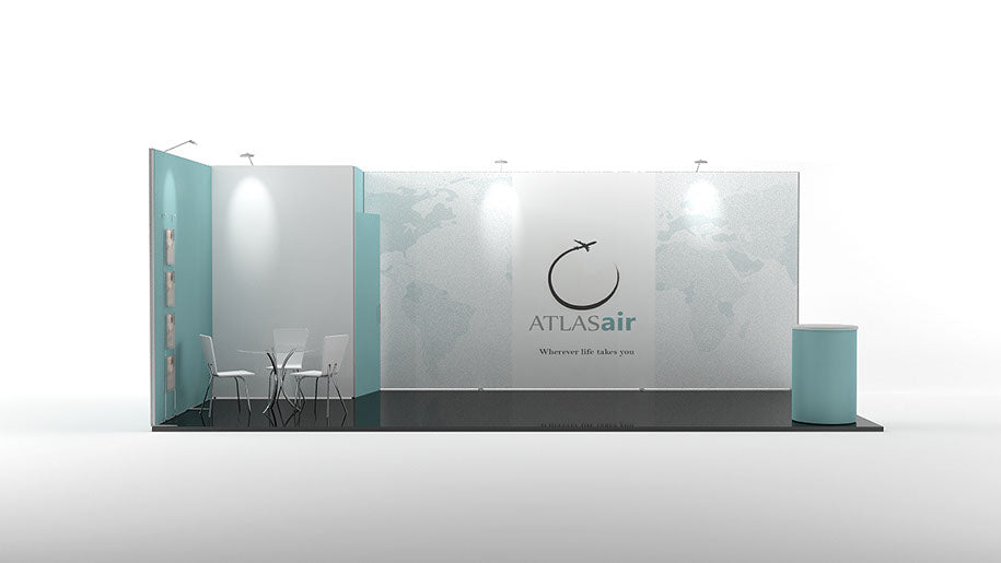 Messestand mit Küche 6x3