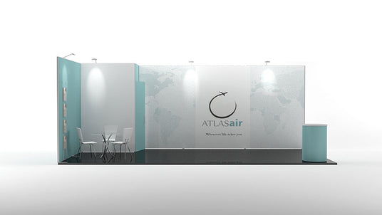 Messestand mit Küche 6x3