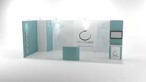 Messestand mit Theke 6x3m kaufen – Messe-Shop24.de