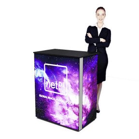 Messetheke LED mit Koffer kaufen – Messe-Shop24.de